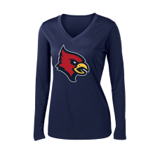 Ladies Long Sleeve PosiCharge® Competitor™ V-Neck Tee